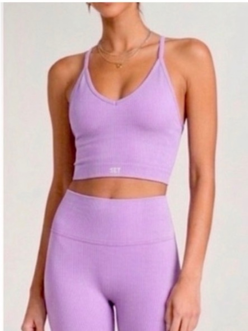 SET Active SculptFlex lilac top